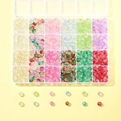 552Pcs 11 Colors Frosted Baking Paint Glass Beads&nbsp;DGLA-FS0001-14