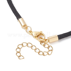 3Pcs 3 Colors 3MM Nylon Braided Cord Necklace Making&nbsp;AJEW-JB01470