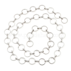 Rack Plating Ring Brass Link Chains&nbsp;CHC-M026-02P-02