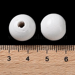 Printed Wood Beads&nbsp;WOOD-Z002-16C