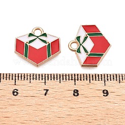 Christmas Theme Alloy Enamel Pendants&nbsp;ENAM-T020-10O