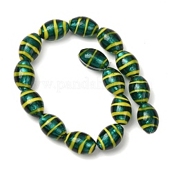 Handmade Silver Foil Glass Lampwork Beads&nbsp;LA-CBAEC7C-02