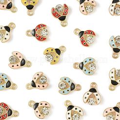 24Pcs Alloy Enamel Charms&nbsp;ENAM-FS0003-76