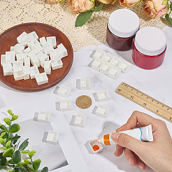 50Pcs Plastic Empty Watercolor Paint Pans&nbsp;AJEW-GF0014-20