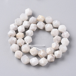 Natural White Crazy Lace Agate Beads Strands&nbsp;G-F668-03-10mm