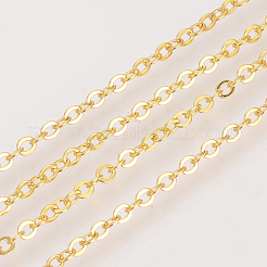 Brass Cable Chains Necklaces&nbsp;X-MAK-R019-G