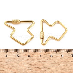 304 Stainless Steel Locking Carabiner&nbsp;STAS-C092-04C-G