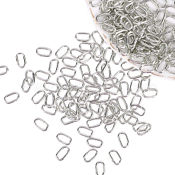 Oval Iron Open Jump Rings&nbsp;IFIN-PH0024-44P