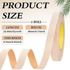 25 Yards Cloth & Gauze Non-Slip Headband Adhesive Tape&nbsp;DIY-WH0061-034B