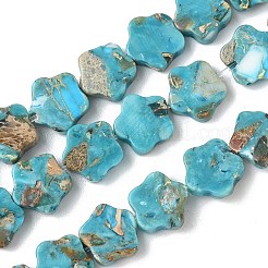 Dyed Synthetic Imperial Jasper Beads Strands&nbsp;G-D337-10mm-B01