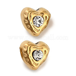 304 Stainless Steel Crystal Rhinestone Beads&nbsp;STAS-U047-02G
