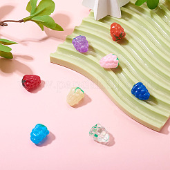 8Pcs 8 Colors Handmade Lampwork Beads Strands&nbsp;LAMP-TA0001-40