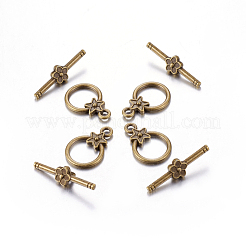 Tibetan Style Alloy Toggle Clasps&nbsp;MLF1075Y