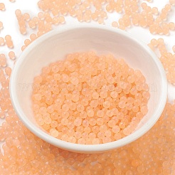 Luminous Transparent Glass Seed Round Beads&nbsp;GLAA-F124-D04-B