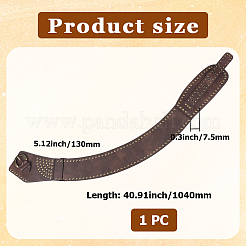 Imitation Leather with Alloy Rivet Chain Belts&nbsp;AJEW-WH20006-252