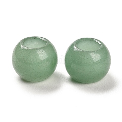 Natural Green Aventurine European Beads&nbsp;X-G-R488-01N