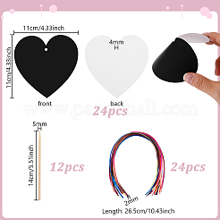 DIY Valentine's Day Heart Scratch Art&nbsp;AJEW-WH0308-909