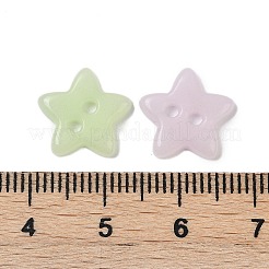 2-Hole Glass Buttons&nbsp;PORC-R010-12