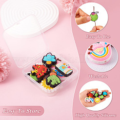 9Pcs 9 Styles PVC Beads&nbsp;PVC-TA0001-03