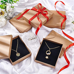 Kraft Paper Cardboard Jewelry Set Box&nbsp;CBOX-BC0001-11