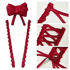 Silks Satins Ribbon&nbsp;OCOR-WH0105-180A