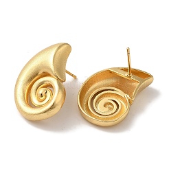 Rack Plating Brass Stud Earrings&nbsp;EJEW-B062-32G