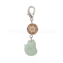 Fox Glass Pendant Decorations&nbsp;HJEW-JM00880