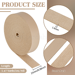 Imitation Leather Ribbon&nbsp;OCOR-WH0112-051A-04
