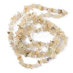 Natural Gold Rutilated Quartz Beads Strands&nbsp;G-G0003-B19