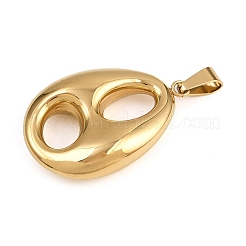 304 Stainless Steel Pendants&nbsp;STAS-P407-04E-G