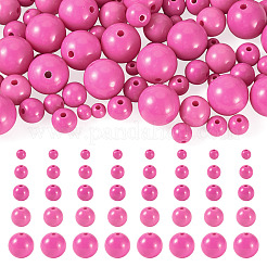 100Pcs 5 Styles Opaque Acrylic Beads&nbsp;MACR-TADJ0001-12C