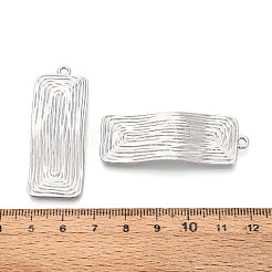 Rack Plating Textured Alloy Pendants&nbsp;PALLOY-T095-17P