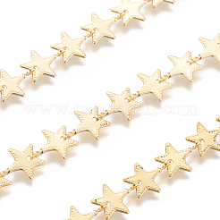 Brass Handmade Beaded Chains&nbsp;CHC-I031-24G