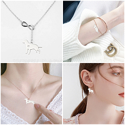 304 Stainless Steel Pendants&nbsp;STAS-SC0001-64P