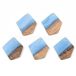 Resin & Walnut Wood Pendants&nbsp;RESI-S389-033A