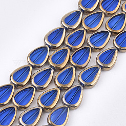 Electroplate Glass Beads Strands&nbsp;EGLA-S188-04