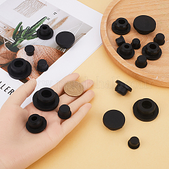 20Pcs 5 Style Silicone Hole Plugs&nbsp;AJEW-GF0008-06C