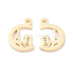 Valentine's Day 304 Stainless Steel Charms&nbsp;LS-STAS-I151-33G