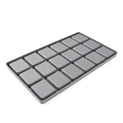 Resin Flocking 16 Grids Beading Jewelry Design Beads Storage Tray&nbsp;TOOL-WH0134-69A