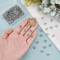 120Pcs 304 Stainless Steel Tube Bails&nbsp;STAS-AR0002-22