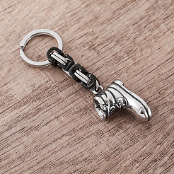 Biker Style 304 Stainless Steel Tactical Boot Keychains&nbsp;YF9349