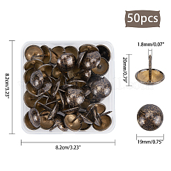 Iron Round Head Nails&nbsp;AJEW-GA0001-54