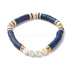 Love Beads Stacking Stretch Bracelets Set for Women&nbsp;BJEW-JB07162