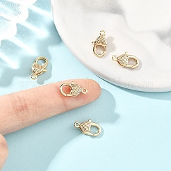 SHEGRACE Brass Lobster Claw Clasps&nbsp;XGRQ58221-767G