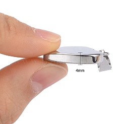 Tarnish Resistant Fashionable 304 Stainless Steel Stamping Blank Tag Pendants&nbsp;STAS-J002B-01