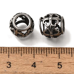 304 Stainless Steel European Beads&nbsp;STAS-D191-21A-AS