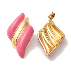 Golden Ion Plating(IP) 304 Stainless Steel Stud Earrings for Women&nbsp;EJEW-L287-044G