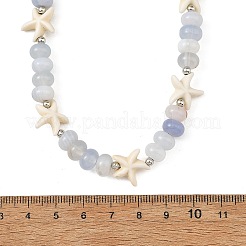 Natural Banded Agate Bead Necklaces&nbsp;NJEW-JN06623