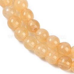 Natural Yellow Calcite Beads Strands&nbsp;G-B125-D01-01