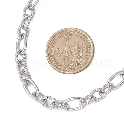 7.5MM 304 Stainless Steel Figaro Chain OT Necklaces&nbsp;NJEW-JN05705